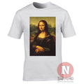 Mona Lisa t-shirt armed and dangerous Aesthetic Y2K alt classic art tshirt