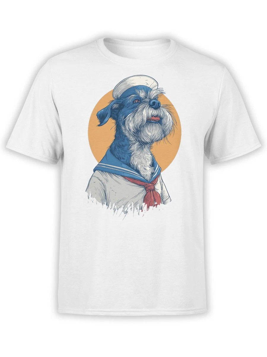 FANTUCCI Salty Seadog T-Shirt | Nautical Dog Sailor Tee | Unisex