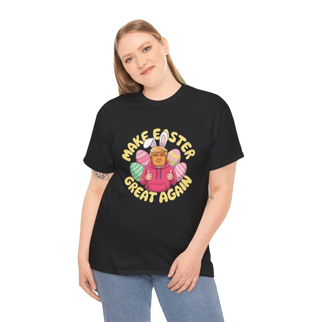 Funny Trump "Make Easter Great Again" Easter Meme!, Premium Unisex Cotton Tee