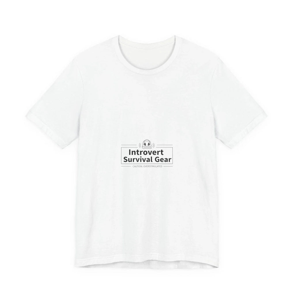 Introvert Survival Gear Tee | boundary gear, social anxiety humor