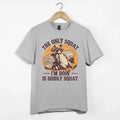 Funny Raccoon Shirt, Lazy Western Tee, The Only Squat Is Diddly Squat Shirt
