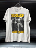 Vintage 90s Soundgarden Louder Than Love White Unisex T shirt S-5XL