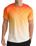 Men's Athletic T-Shirt Gym Shirt Moisture Wicking Performance for Running Wor...