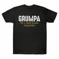 A Vintage Grumpa Grandpa Only Grandpa Grumpier T-Shirt Retro Men's Regular Like