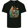 A Cute Panda Bear Mens Light Cotton T-Shirt