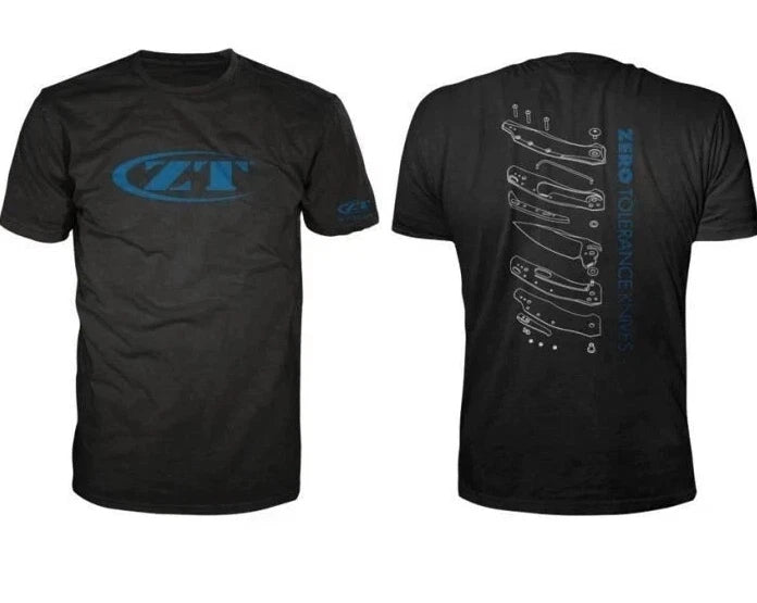 Zero Tolerance Exploded View Two Sided Shirt All Size S-5XL Cotton Construction