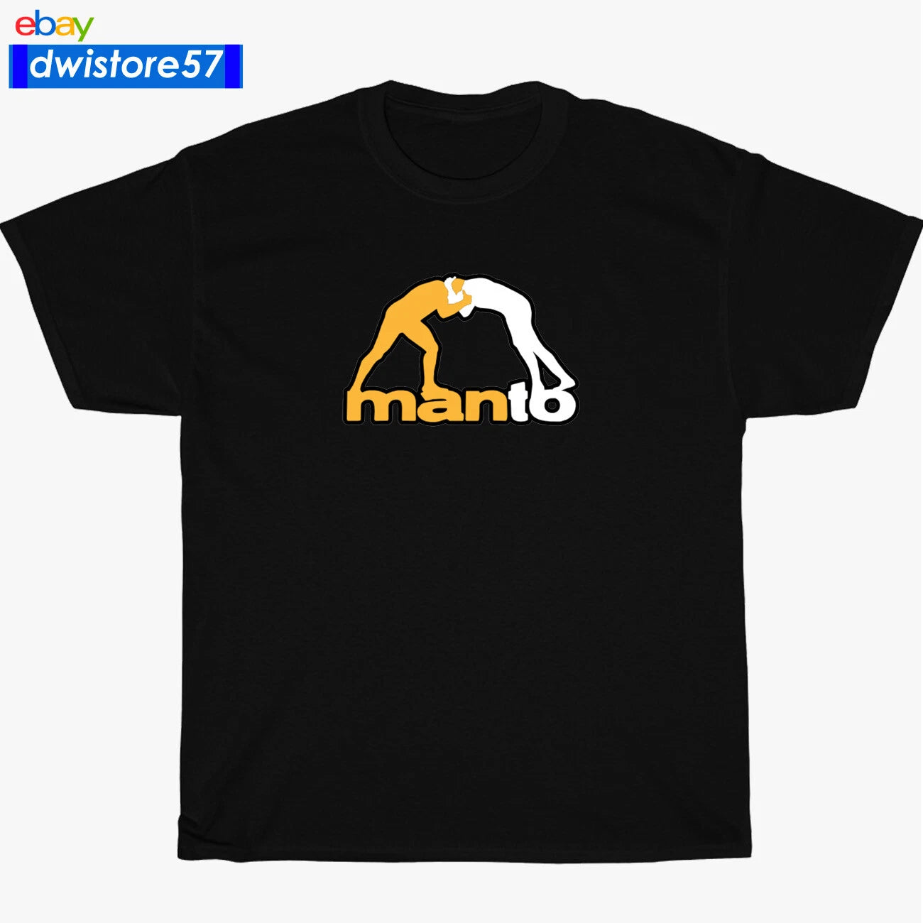 New MANTO Brazilian Jiu Jitsu T-Shirt Logo Many Colors S to 5XL Made In USA