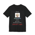 Coffee Routine Repeat Tee | Funny Coffee Schedule T-Shirt