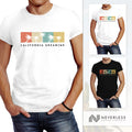 Men's California Dreaming Summer Party Palm Trees Palms Retro Slim Fit T-Shirt