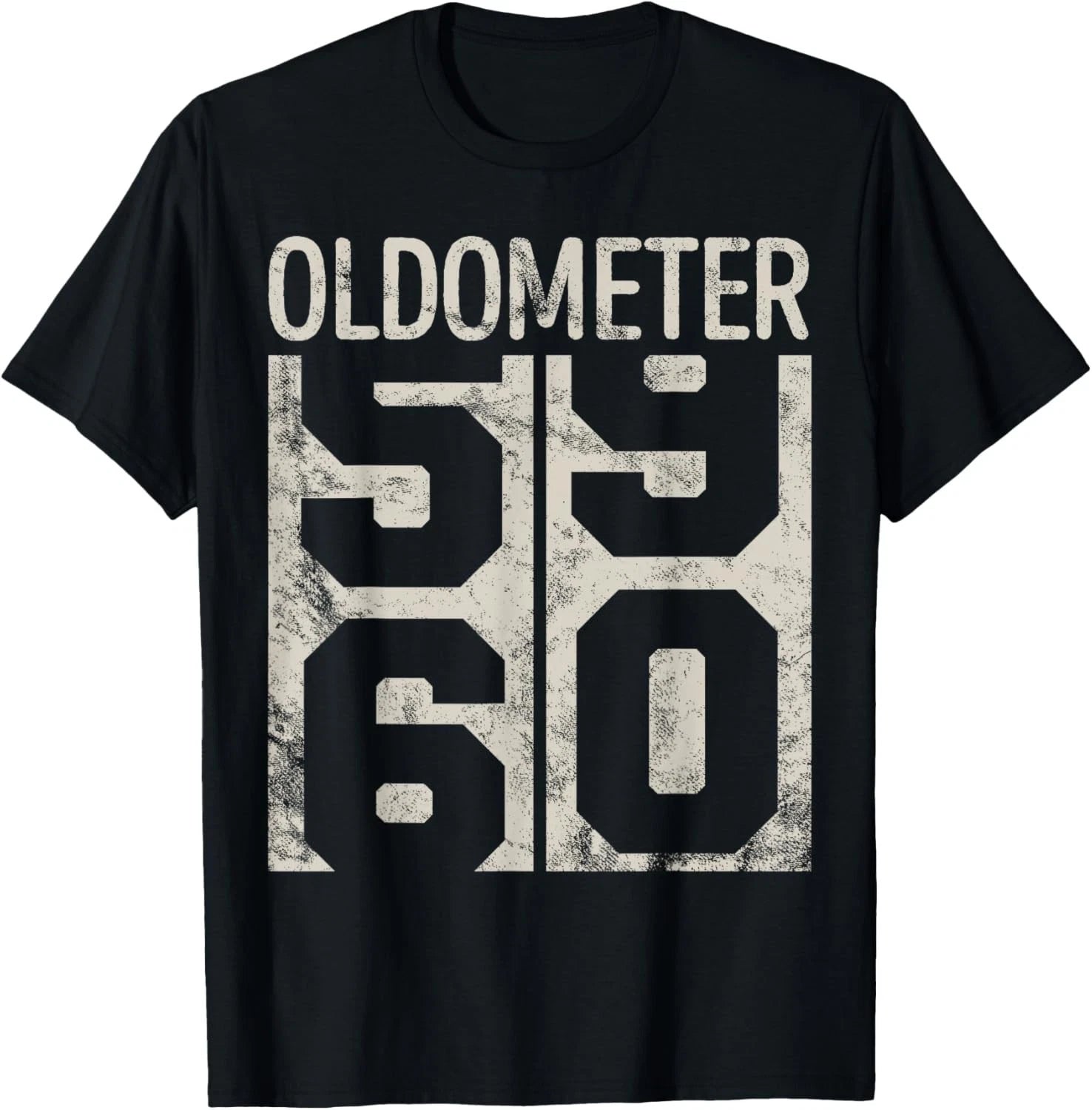 Funny 60 Years Old Oldometer Vintage 60th Birthday Odometer Gift Unisex T-Shirt