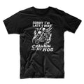 Sorry I'm Late I Was Crankin My Hog Funny Meme Graphic Unisex Shirt