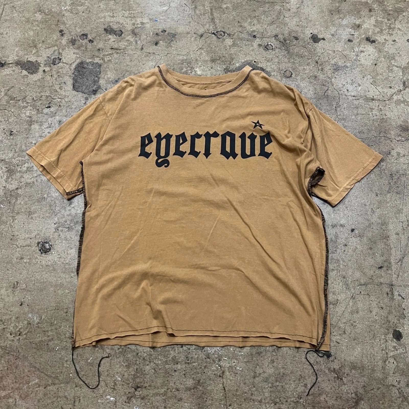 Tan Graphic T-Shirt Eyecrave