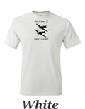 Go fast don't crash RC Pylon racing T shirt. Great RC pilot Gag gift.