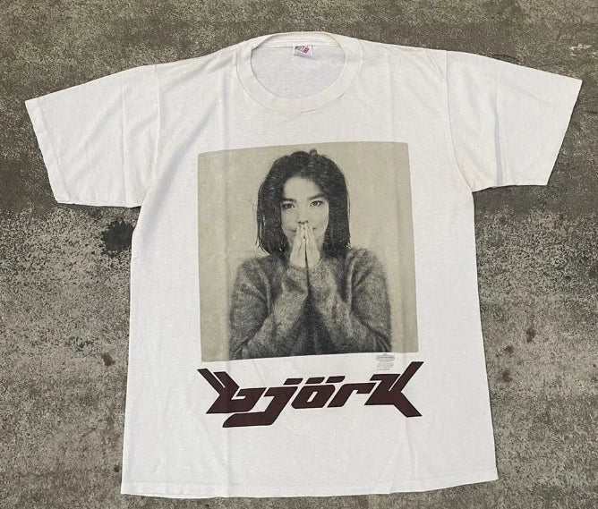 Bjork Debut vintage white t-shirt