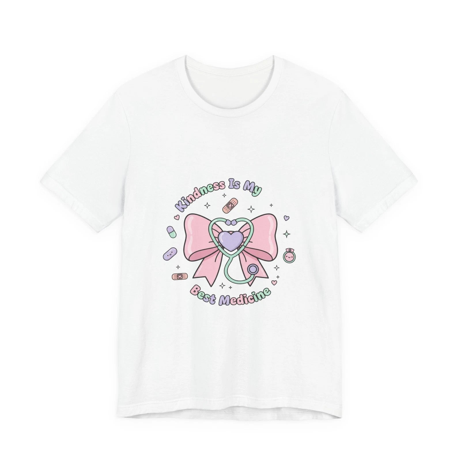 Kindness Is My Best Medicine Tee | pastel cute nurse, coquette medical