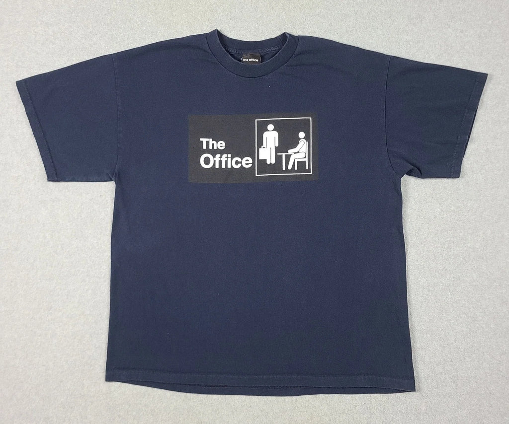 Vintage Y2k The Office Promo 2000s T-Shirt Comedy TV Humor Heavy Carell Funny XL