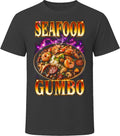 Seafood Gumbo Vintage Retro 90s Food Lover Gift T Shirt