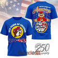 Bucee’s 250 Years of Freedom All-over Print Unisex T-shirt