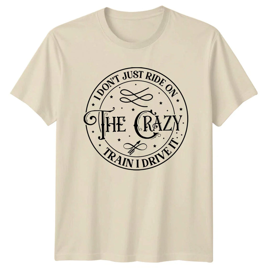 I Dont Just Ride On T-Shirt Self Awareness Humor Birthday Gift For Him