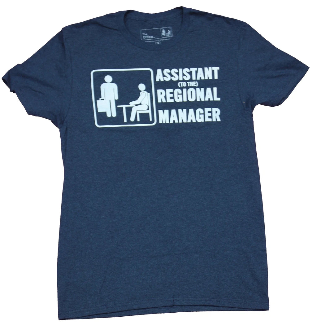The Office Adult New T-Shirt  - Assistant (to The) Regional Manager Logo