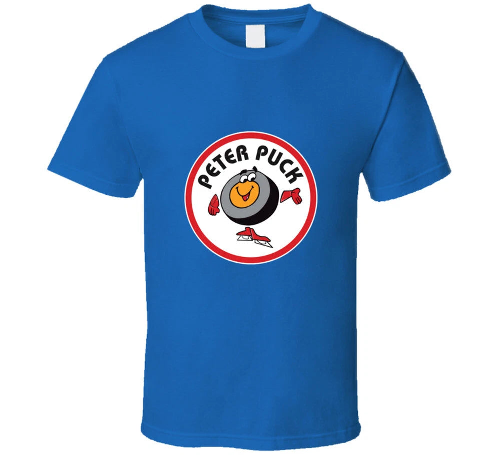 Peter Puck, T-shirt, Retro, Hockey, Cartoon, Cute, 70's, 80's
