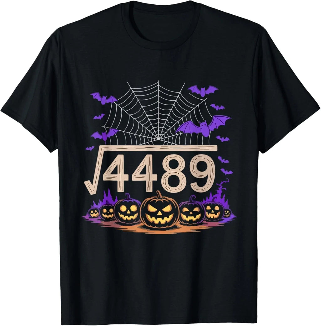 Funny 67 Meme Math Teacher Halloween Square Root Unisex T-Shirt