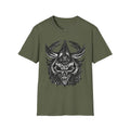 T shirt with gothic and occult graphic
