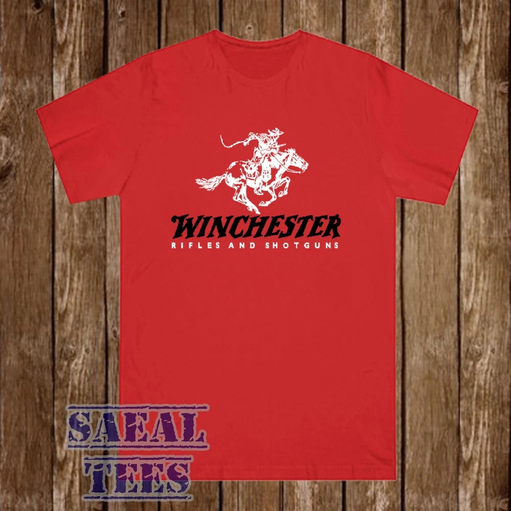 Winchester Guns Firearms Men's Red Size S-5XL