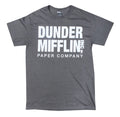 Men's THE OFFICE TV Show Dunder Mifflin Gray Graphic T-Shirt Size SMALL Comedy