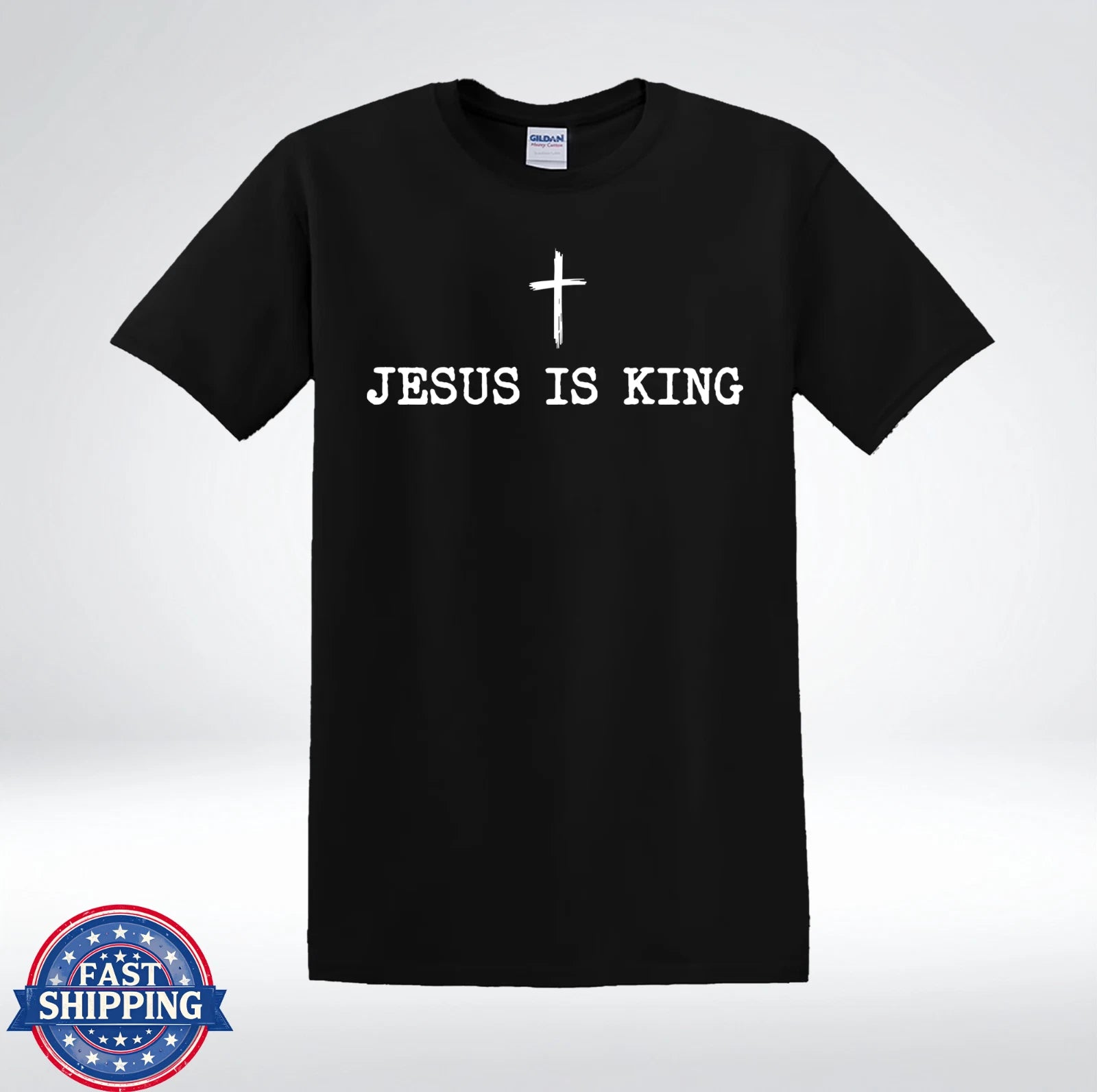 Jesus Is King Simple Christian Worship T-Shirt