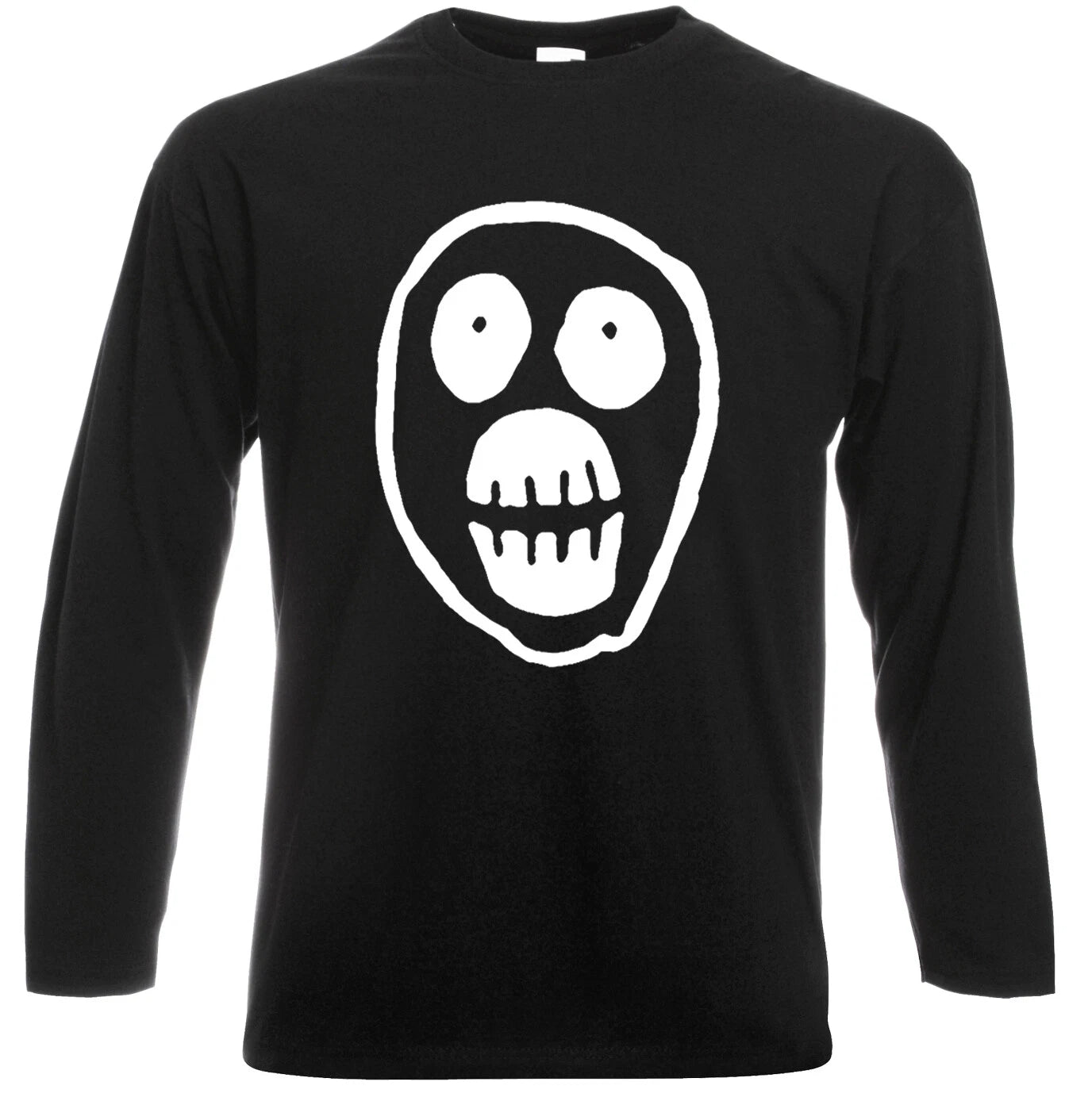 The Mighty Boosh Long Sleeve T-Shirt, Funny Skull Series Gifts Skulls Longsleeve