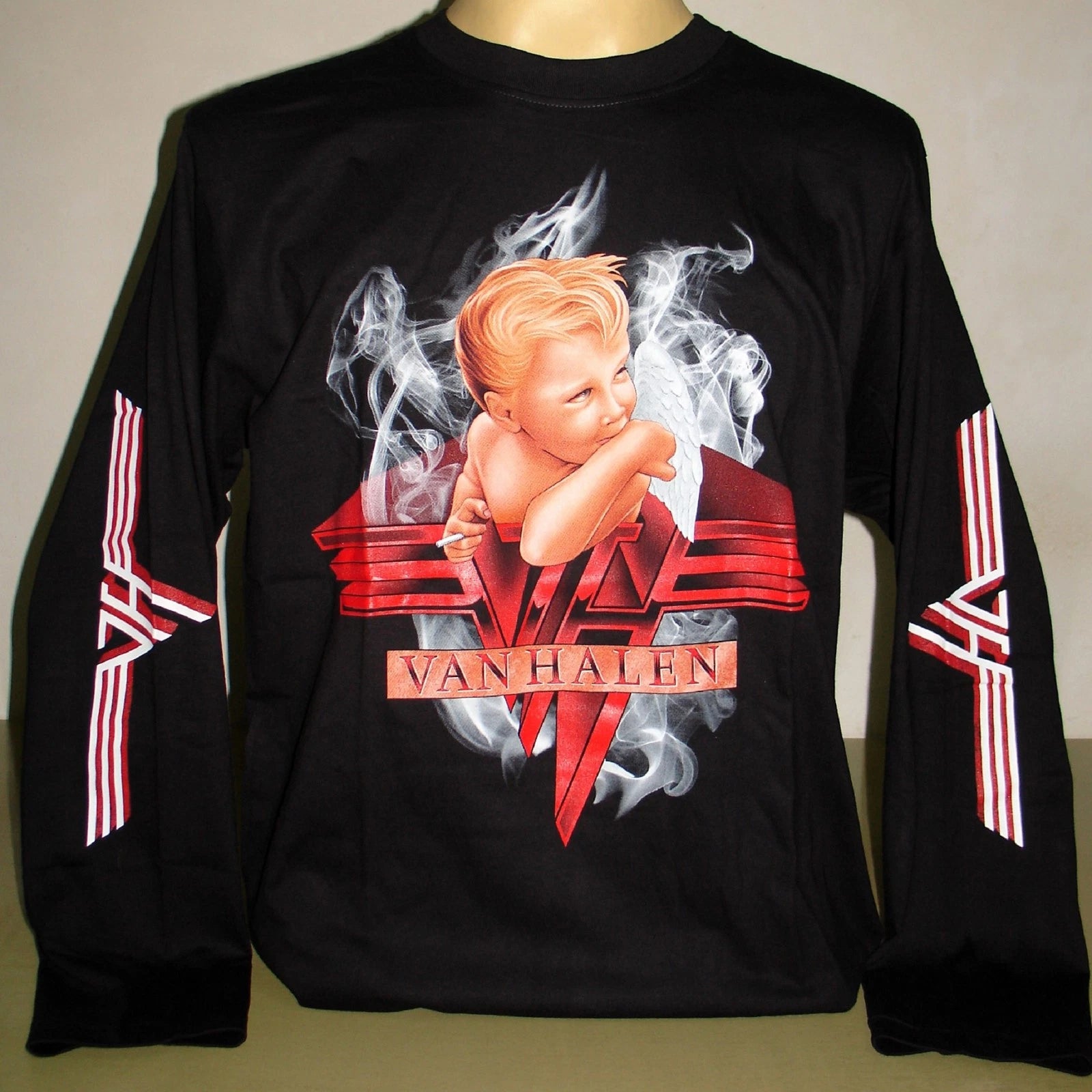 Van Halen 1984 Long Sleeve T-Shirt Size M L XL New! Rock Band Smoking Baby