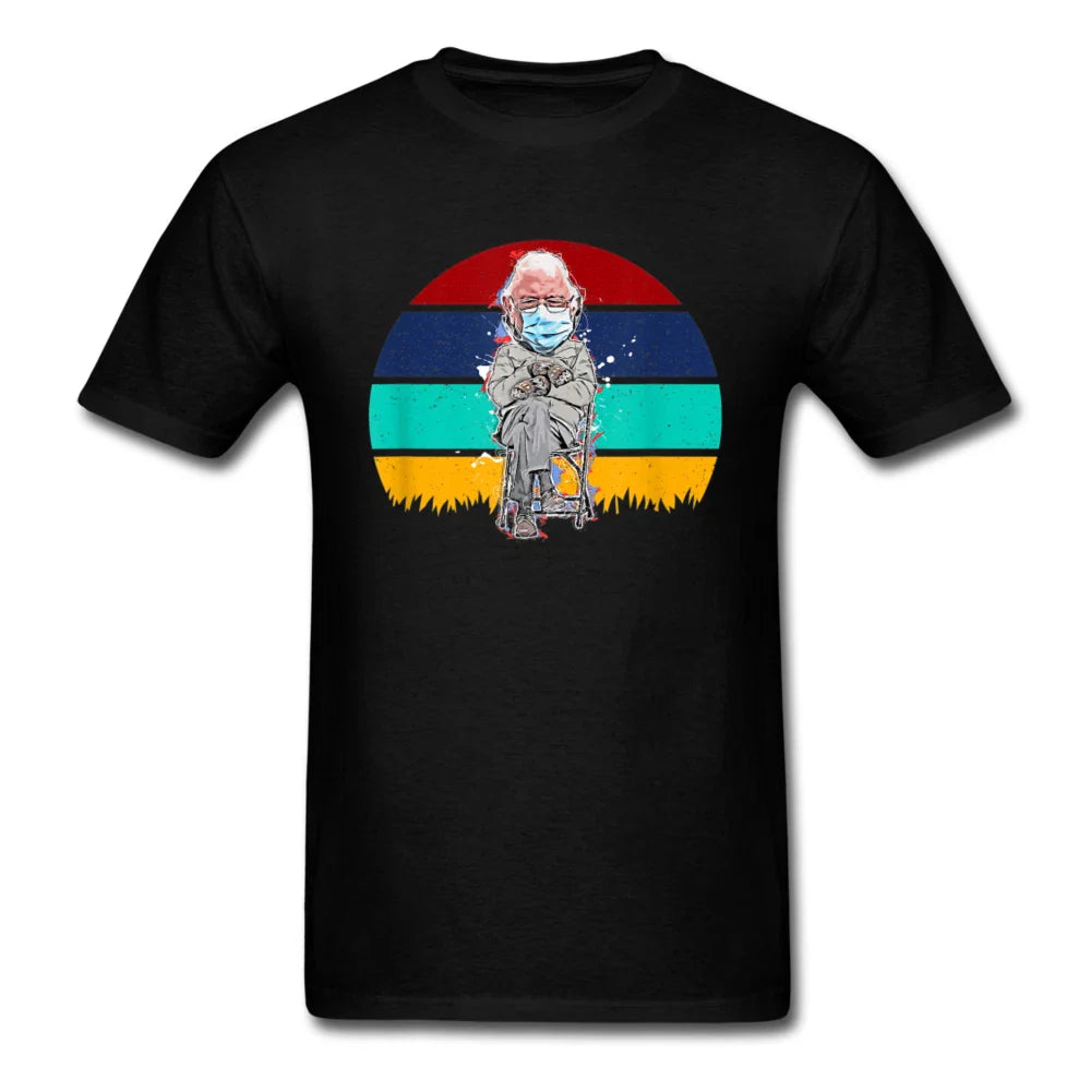 Bernie mittens meme bernie sanders cold inauguration funny T-Shirt Size S-6XL