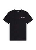 ellesse Men's Voodoo Short Sleeve T-Shirt, Classic Logo Cotton Tee, Black