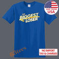 The Biggest Loser TV Show Men's Blue Size S to 5XL