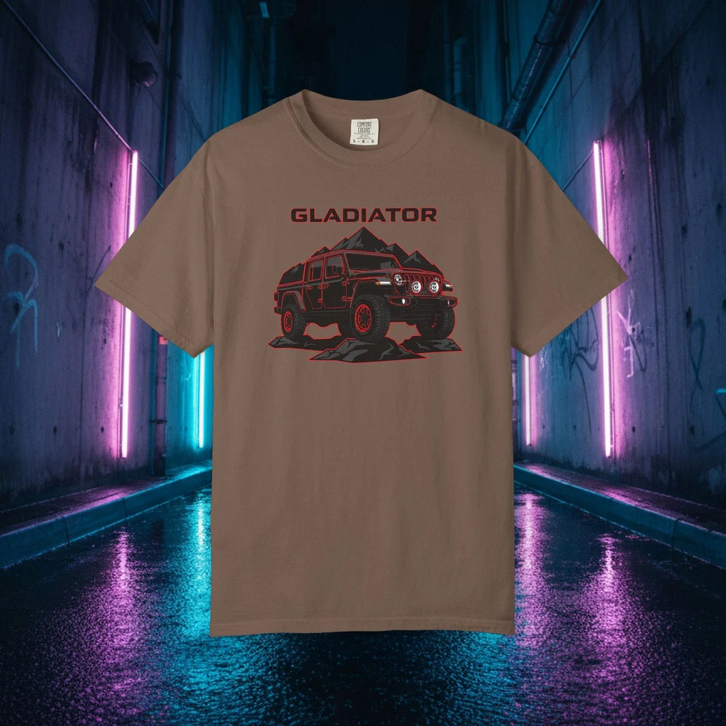 Gladiator JT Off-Road Mountain Adventure Neon Truck T-Shirt