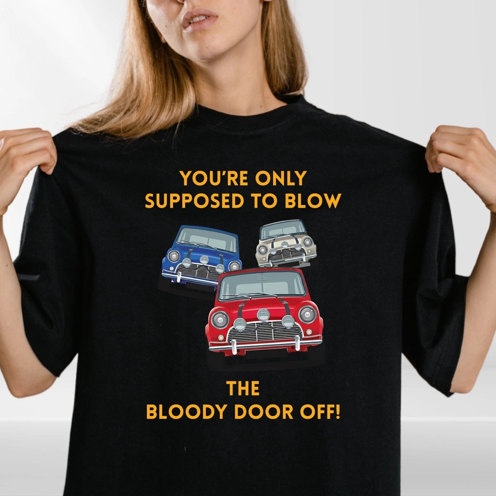 Retro Mini Cooper Quote T Shirt Classic British Car Lover Vintage Gift Tee UK