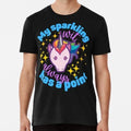 Sparkling Unicorn Meme Size S to 5XL Made in the USA T-Shirt