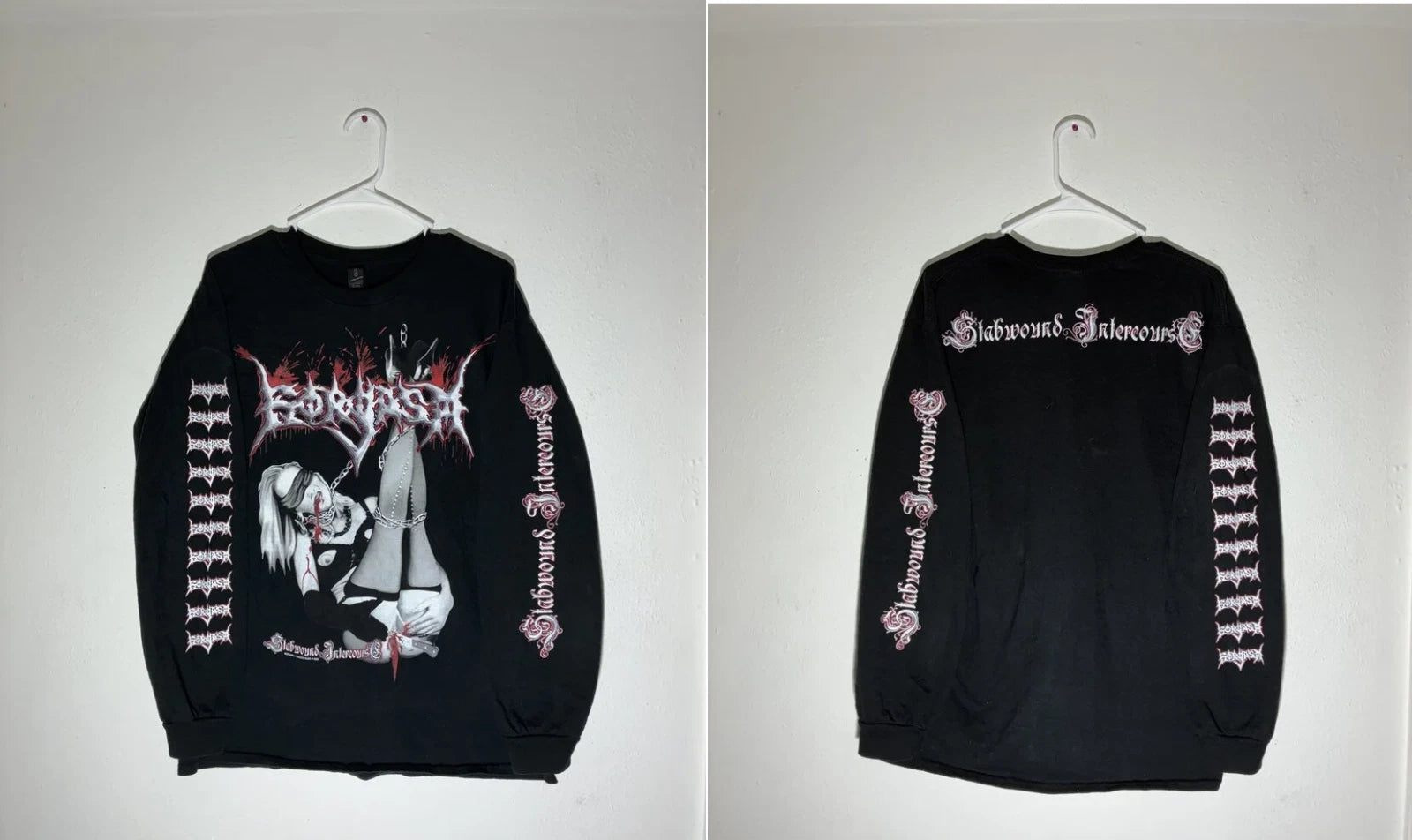 Gorgasm Stab wound intercorse long sleeve
