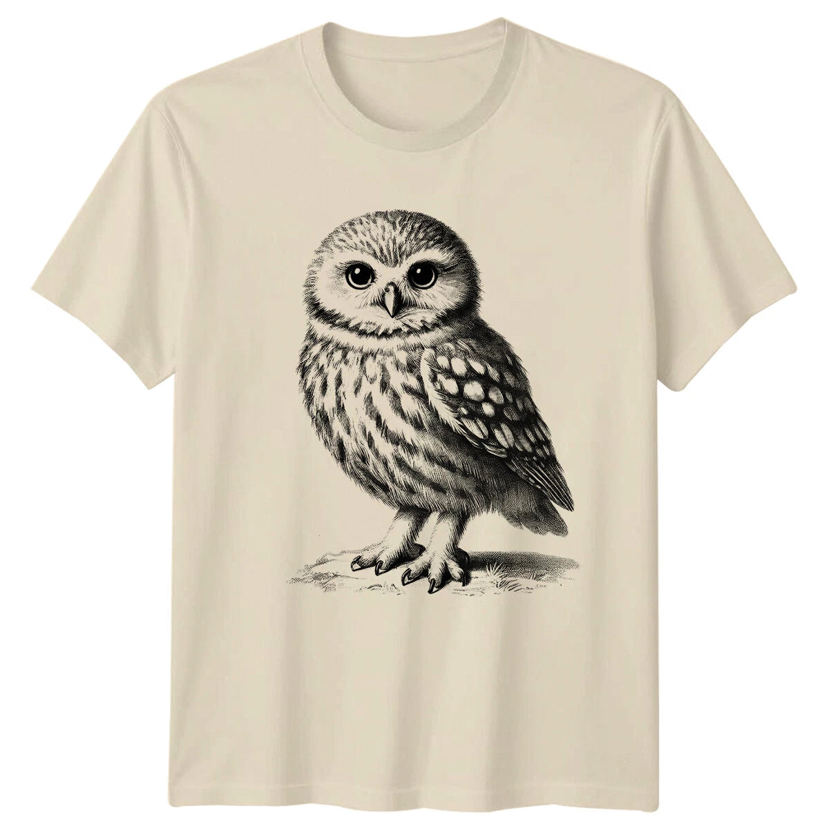 Vintage Owl Graphic T-Shirt, Bird Lover Tee, Animal T-Shirt