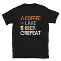 Coffee Lake Beer Repeat Funny Alcohol Beer Drinking Unisex T-Shirt