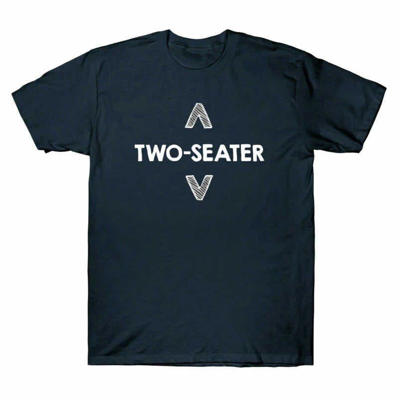 College Men's Tee Seater Humor Funny Arrows T-shirt Sarcastic Cotton Two