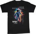 NASA T-shirt Funny Saying Astronaut Clothing Apparel Men's Graphic Tees