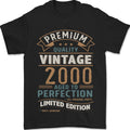 Premium Vintage 26th Birthday 2000 Mens T-Shirt 100% Cotton