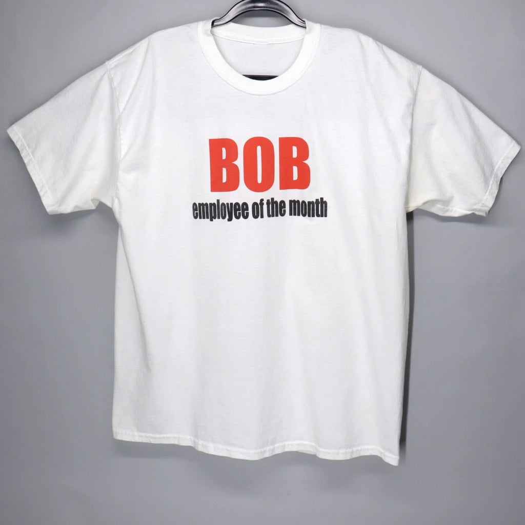 Vintage BOB Employee Of The Month T Shirt Mens Size 3XL White Funny