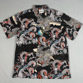 KARAKU Utagawa Kuniyoshi Inspired Dragon Shirt Men's M Wearable Art 100% Cotton