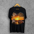 90 Retro Capybara T-shirt, Vintage Sunset Shirt, Capybaras Tee, Funny Meme