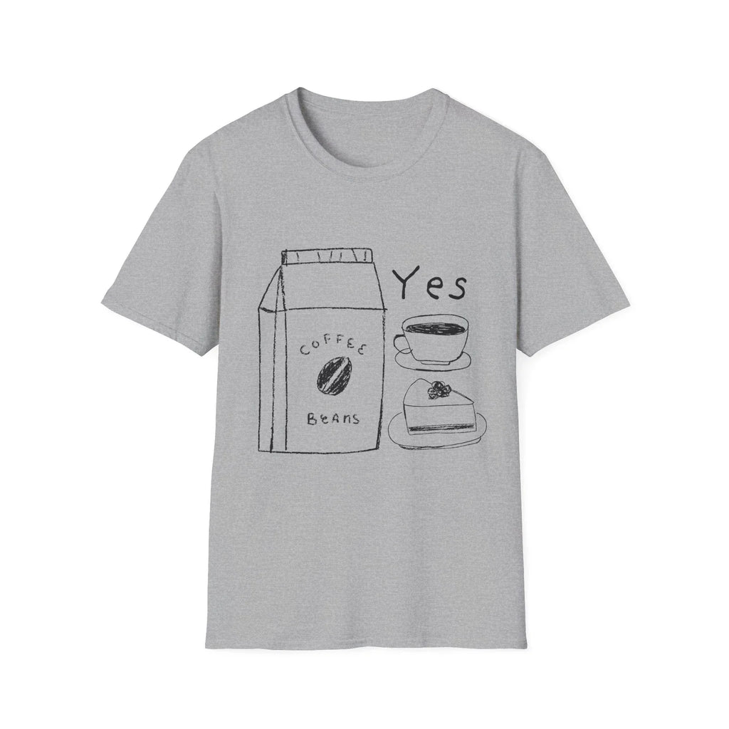 Coffee Lover Unisex T-Shirt, Funny Harajuku Graphic Tee, Cute Chill Vibes Shirt,