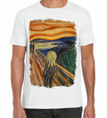 Edvard Munch The Scream Large Print Men's T-Shirt - Fine Art Design