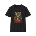 Caffeinated Warfare Battle Ready coffee skulls T-Shirt | Military coffee design